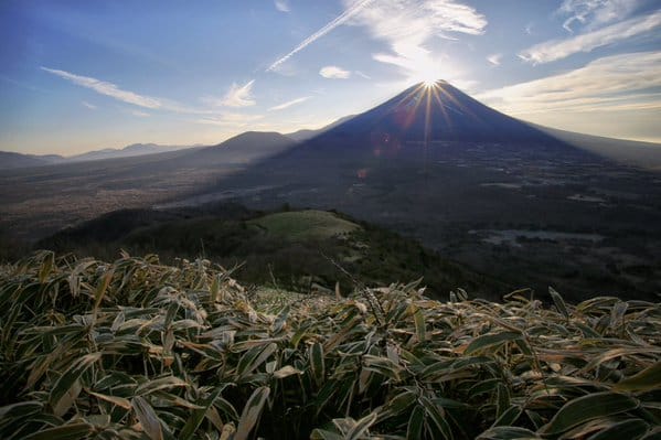 Der Diamant auf dem Fuji