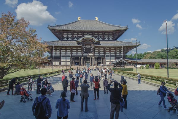 Der Todai-ji mit dem grossen Buddha in Nara.