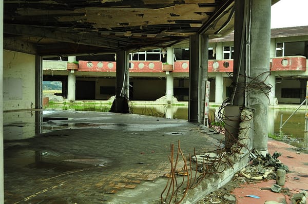 Die Okawa-Grundschule in Ishinomaki im Jahr 2012.