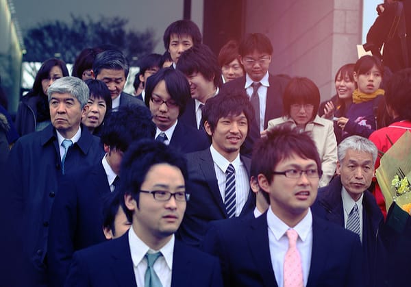 Salaryman in Tokio.