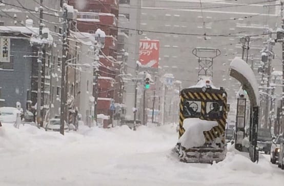 Sapporo im Schnee