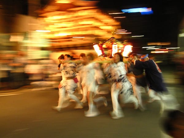 Ein Matsuri in Japan.