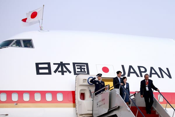 Premierminister Shinzo Abe in Bali im Jahr 2013.