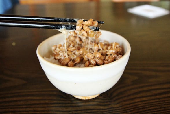 Klebrig, stinkend, gesund: Natto.