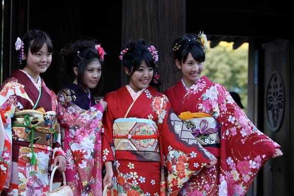 Der Tag der Mündigkeitserklärung in Japan.