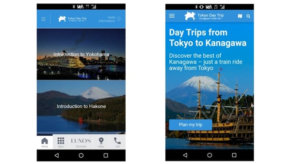 Das Smartphone stellt auch zahlreiche lokale Infos zur Verfügung.