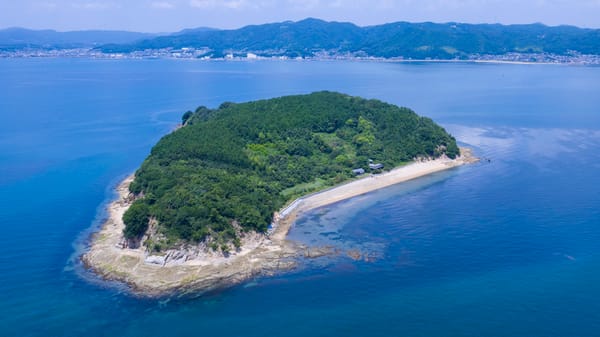 Die Insel Tatebajima kann man mieten.