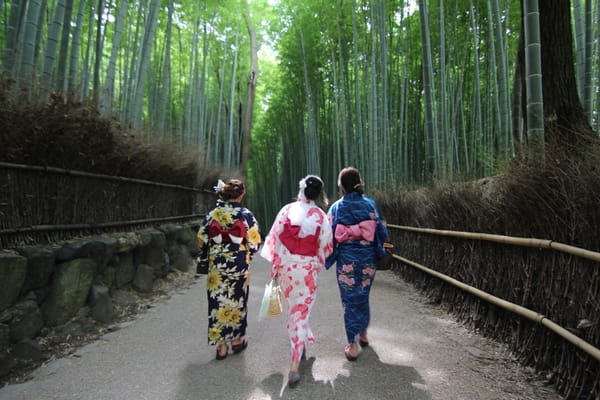 Im Bambuswald von Arashiyama.