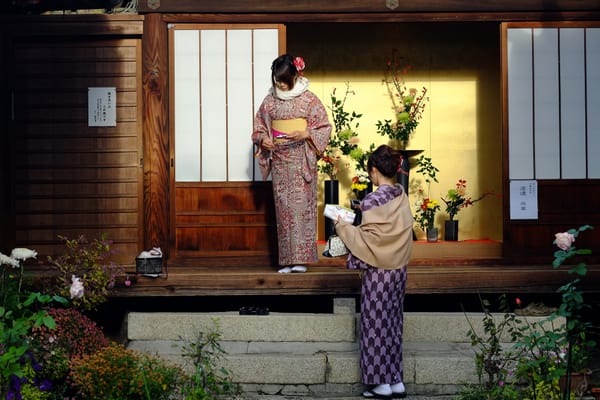 In Kyoto, Japan.