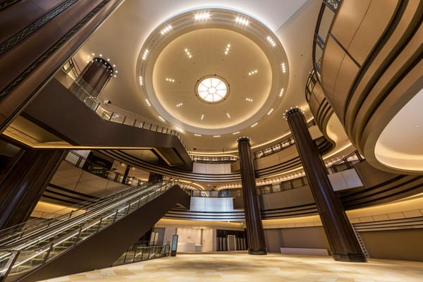 Das Atrium des neuen Komplexes.