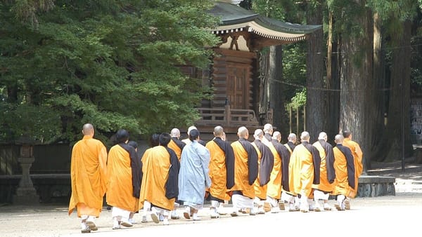 Kōyasan: Überarbeitung im Tempel