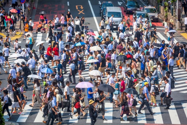 Ein Sommertag in Shibuya.