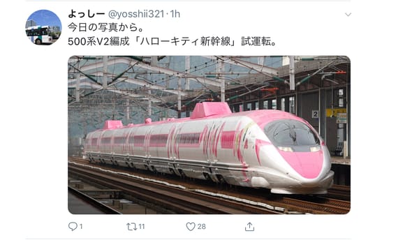 Der  «Hello Kitty»-Shinkansen ist da