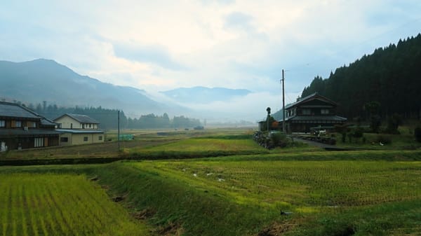 Auf dem Land in Japan.