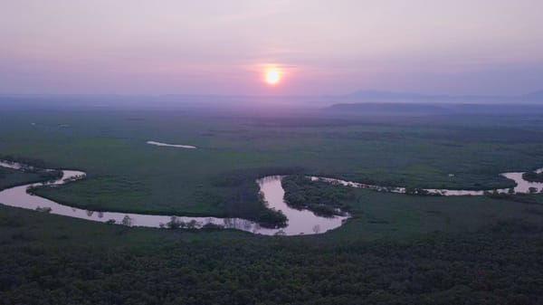 Ein Naturparadies: Sonnenuntergang bei Kushiro in Hokkaido.