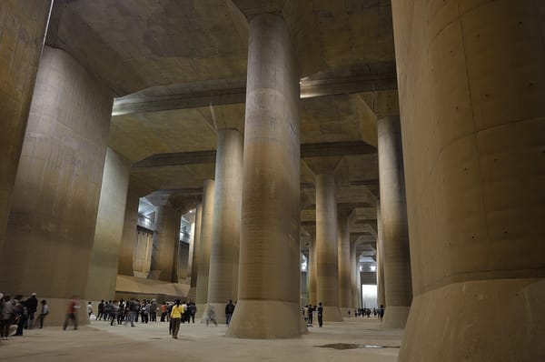 G-Cans: Eine gigantische Untergrundhalle.