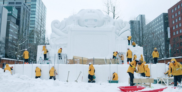 Das Sapporo-Schneefestival