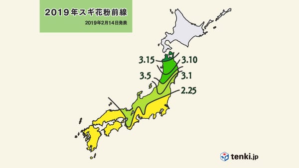 Heuschnupfen in Japan: Die Pollenkarte