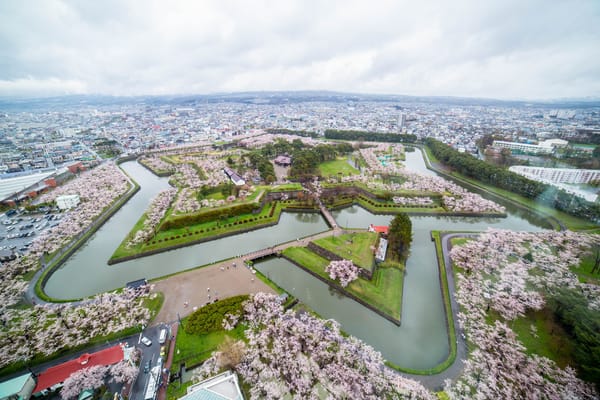 Die ehemalige Festung Goryōkaku in Hakodate.