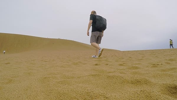 Die Sanddüne von Tottori