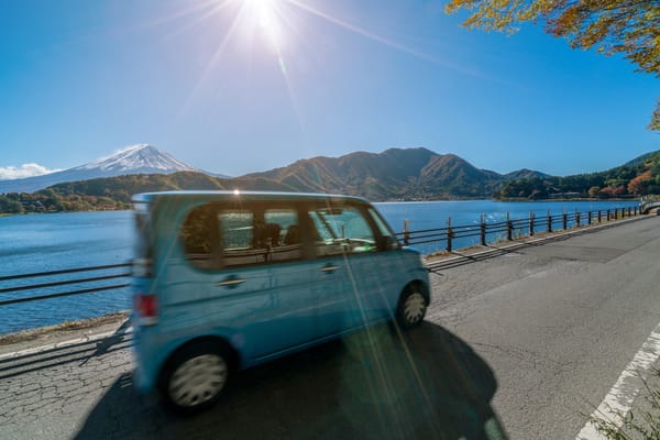 Autofahren in Japan.