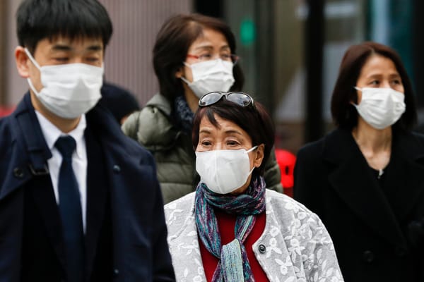 In Japan trägt man Maske.