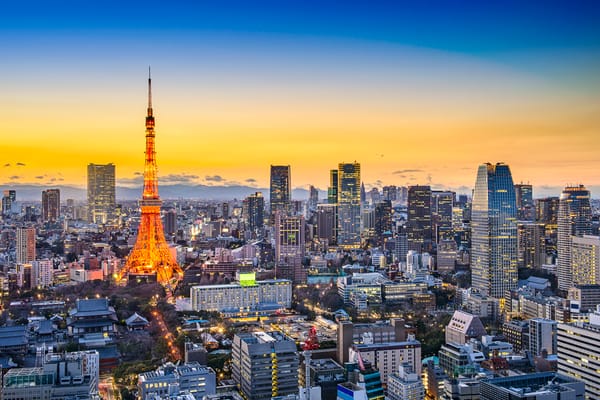 Eine Ikone der Nachkriegszeit: Der Tokyo Tower.