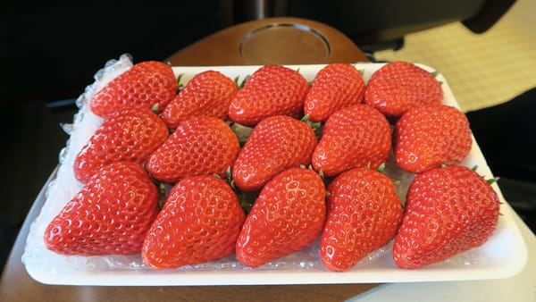 Erdbeeren in Japan.