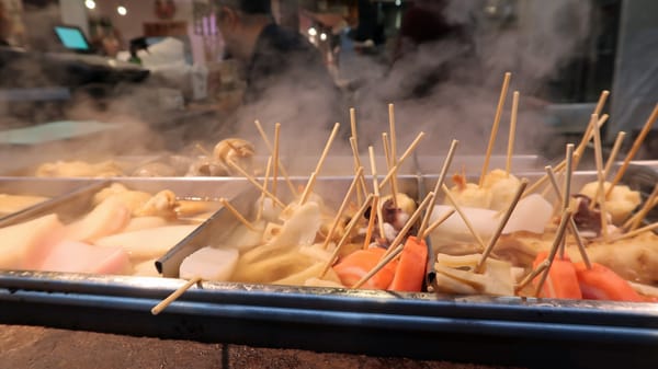 Lecker: Oden im Omicho-Markt in Kanazawa.