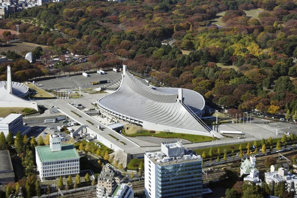 Ein architektonischer Wurf: Das Yoyogi National Gymnasium.