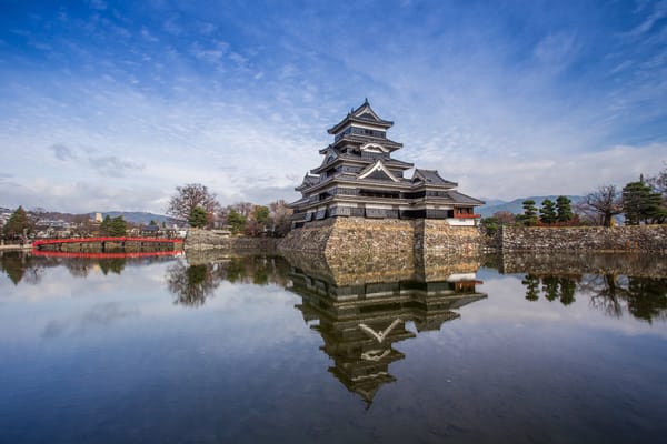 Die schwarze Burg von Matsumoto.