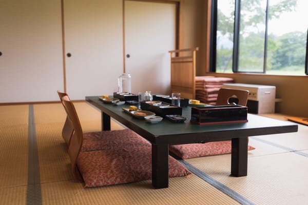 Ein Ryokan in der Präfektur Nagano.