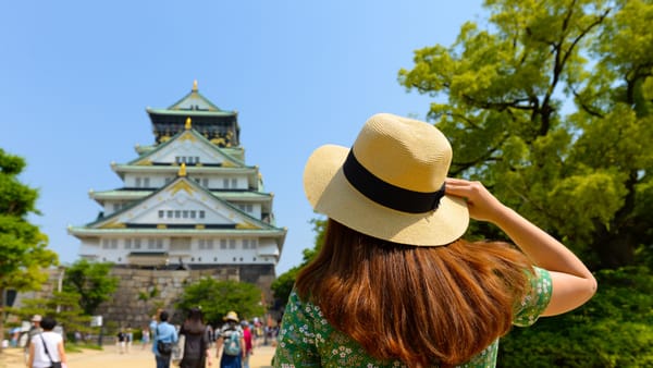 Besuch der Burg von Osaka.