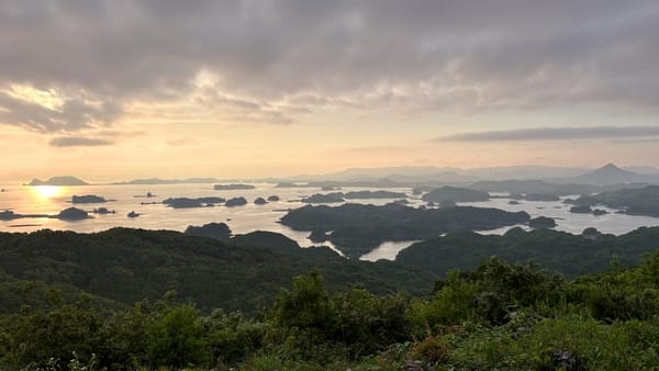 Die Kujukushima von Sasebo.