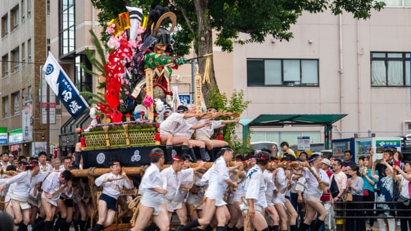 UNESCO-Weltkulturerbe: Das Volksfest Hakata Gion Yamakasa in Fukuoka.