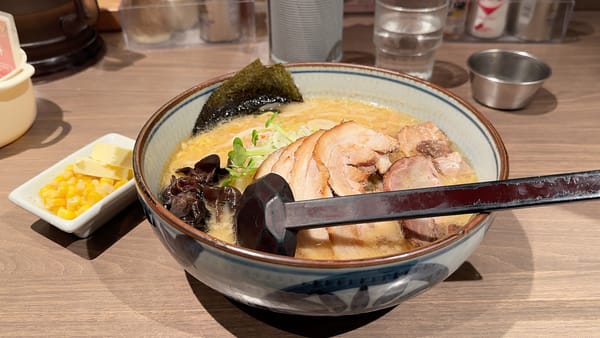 Miso-Butter-Mais-Ramen in Sapporo.