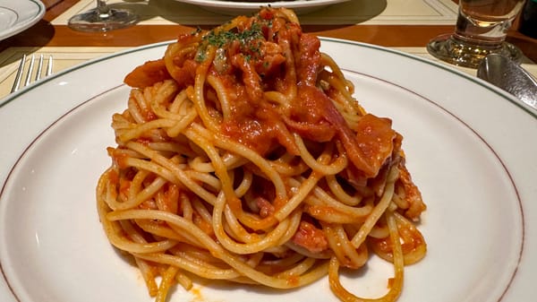 Das Original: Spaghetti Naporitan im Hotel New Grand in Yokohama.