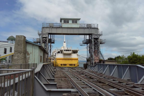 Japans einstige maritime Eisenbahnroute